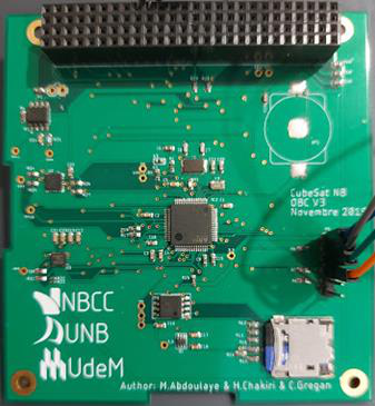 Custom CubeSat on-board computer developed for mission software testing